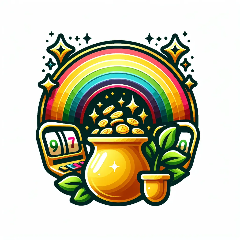 Открой 9 Pots of Gold и найди горшок золота у радуги удачи! Logo